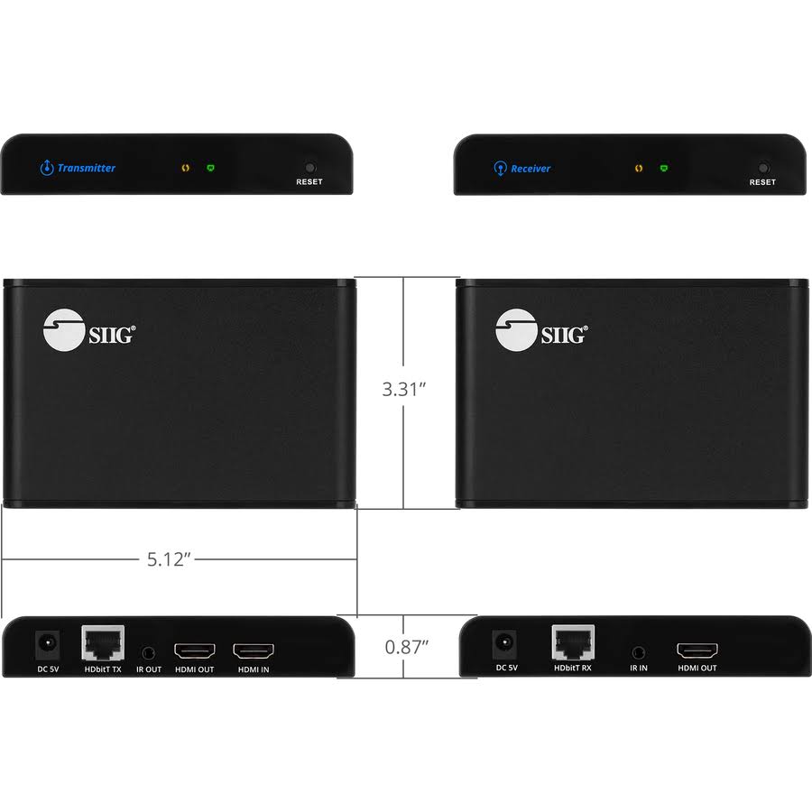HDMI Over Cat6 Extender with IR and Loop-out K362563