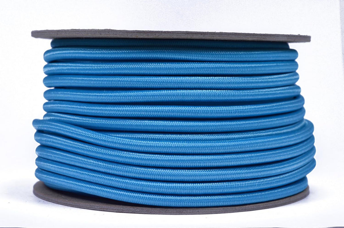 Neon Turquoise 3/16 Inch Shock Cord 100 Foot Spool F51480