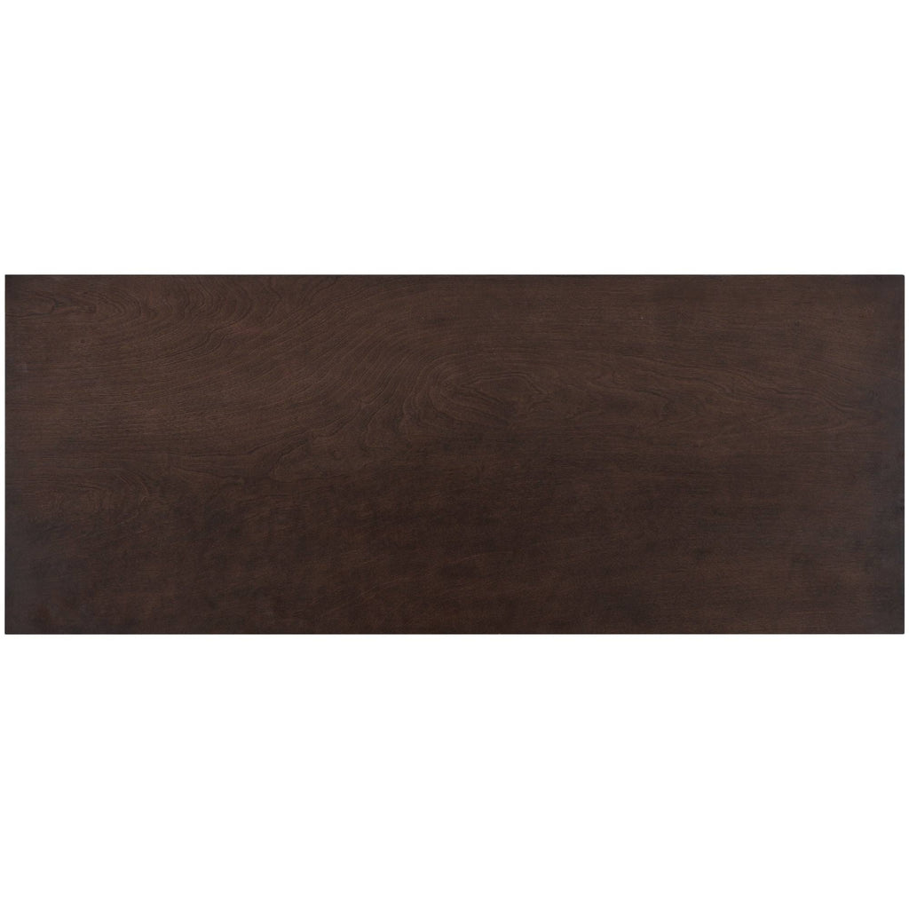Brown Navy Blue Wood Accent Sideboard Storage Cabinet with Doors U6016