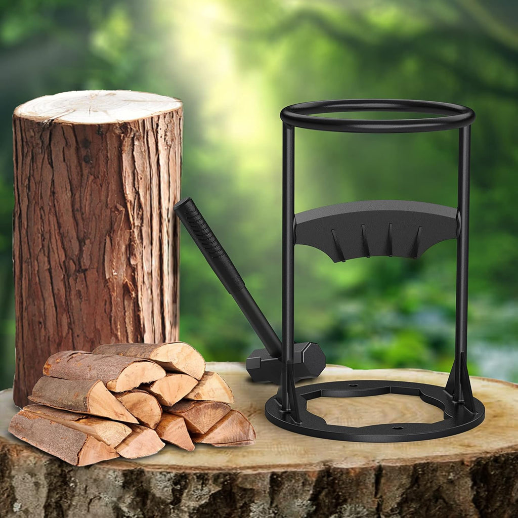 Cast Iron Manual Log Splitter with 4LB Hammer Pack of 2 N729484