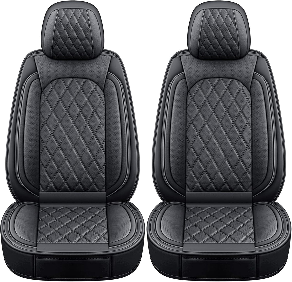 Black Breathable Seat Covers for Most Sedan Truck SUV K5423