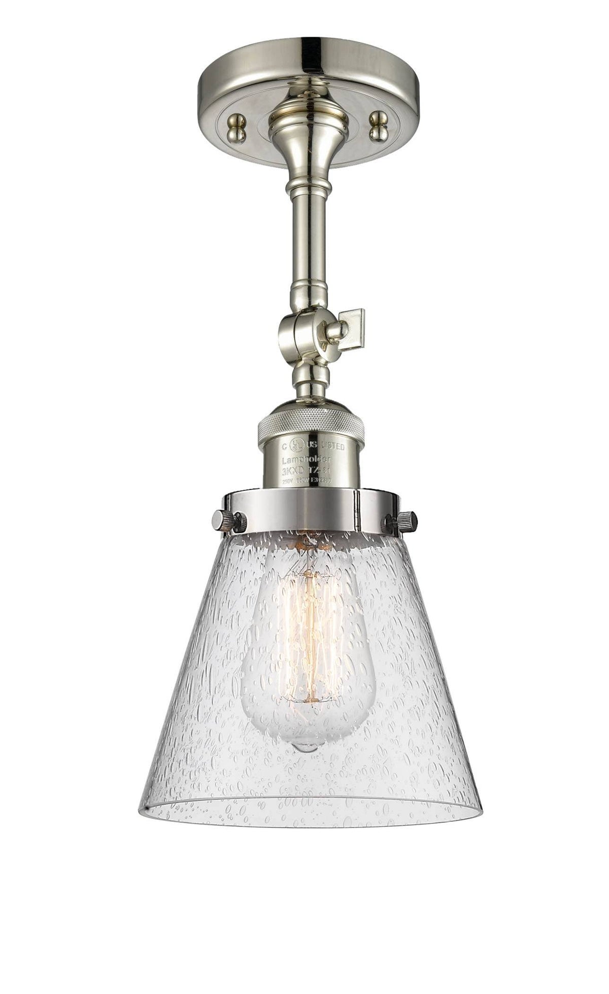 Nickel Semi Flush Mount Light C572455