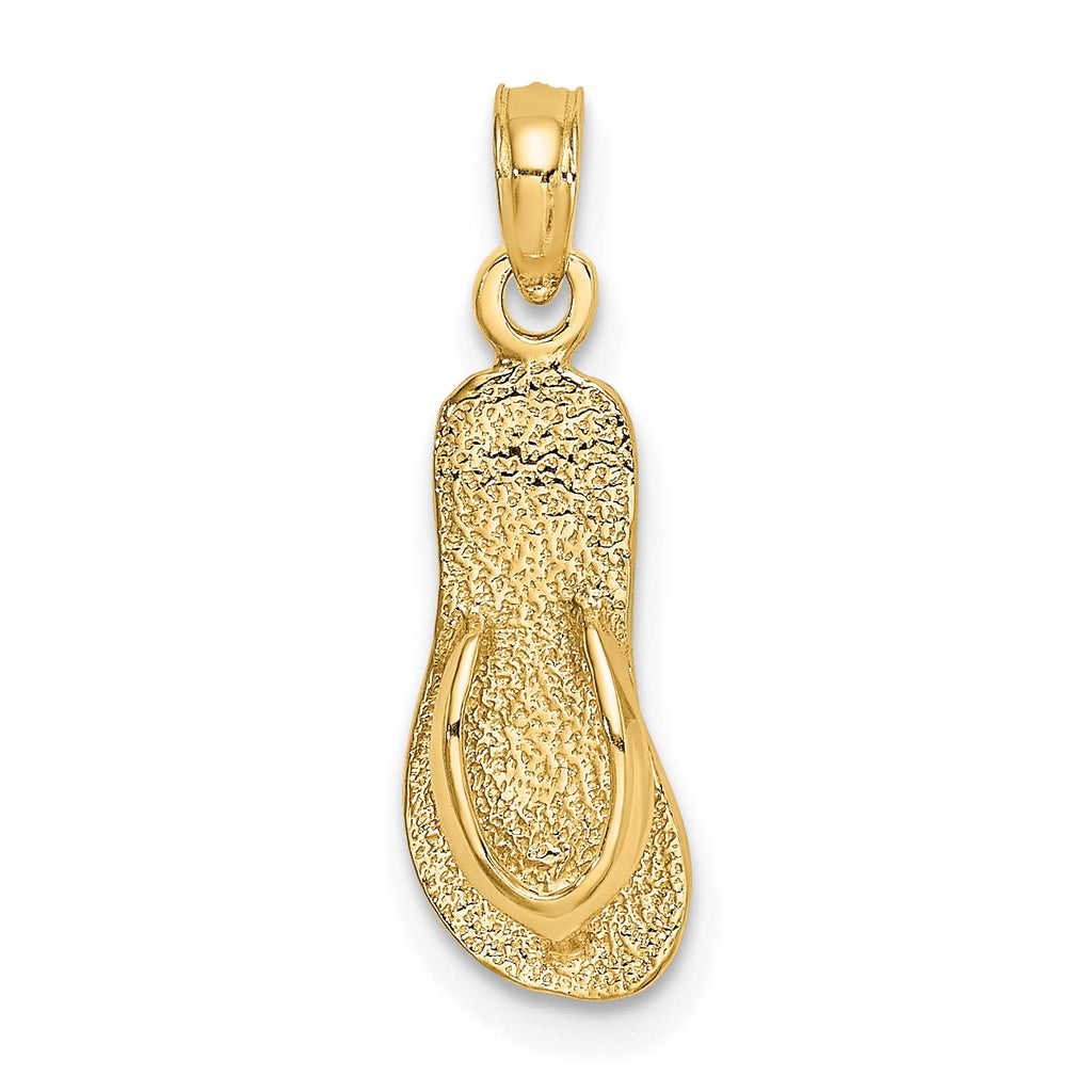10K Yellow Gold Flip-Flop Charm Q558344