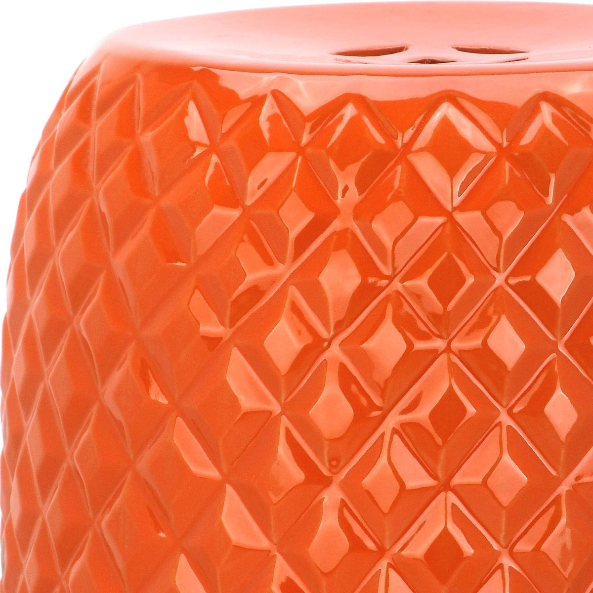 Orange Garden Stool Y8302