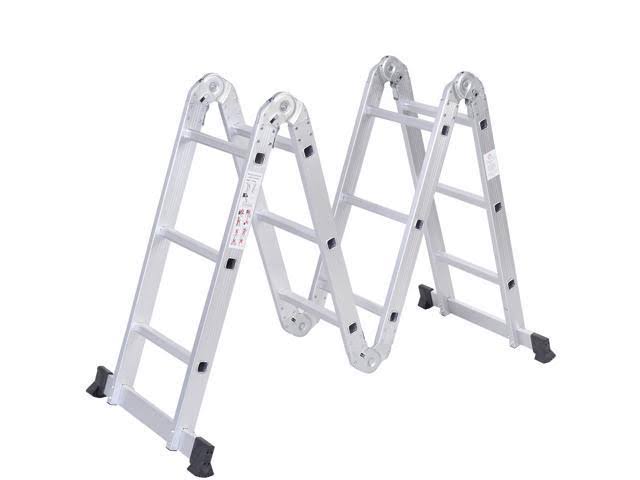 12.5 ft Aluminum Folding Scaffold Ladder R5008