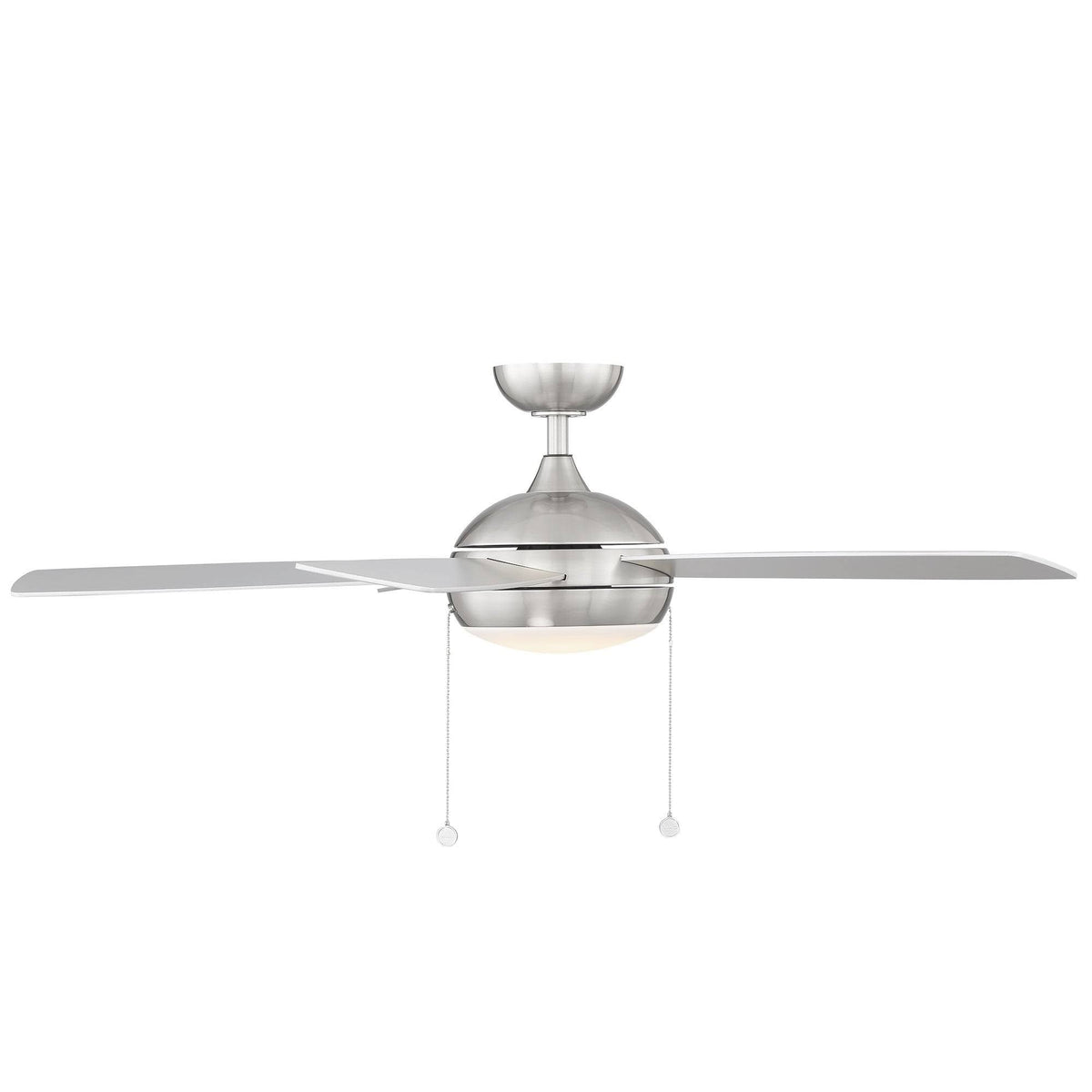 Matte White Ceiling Fan with LED Lights H152
