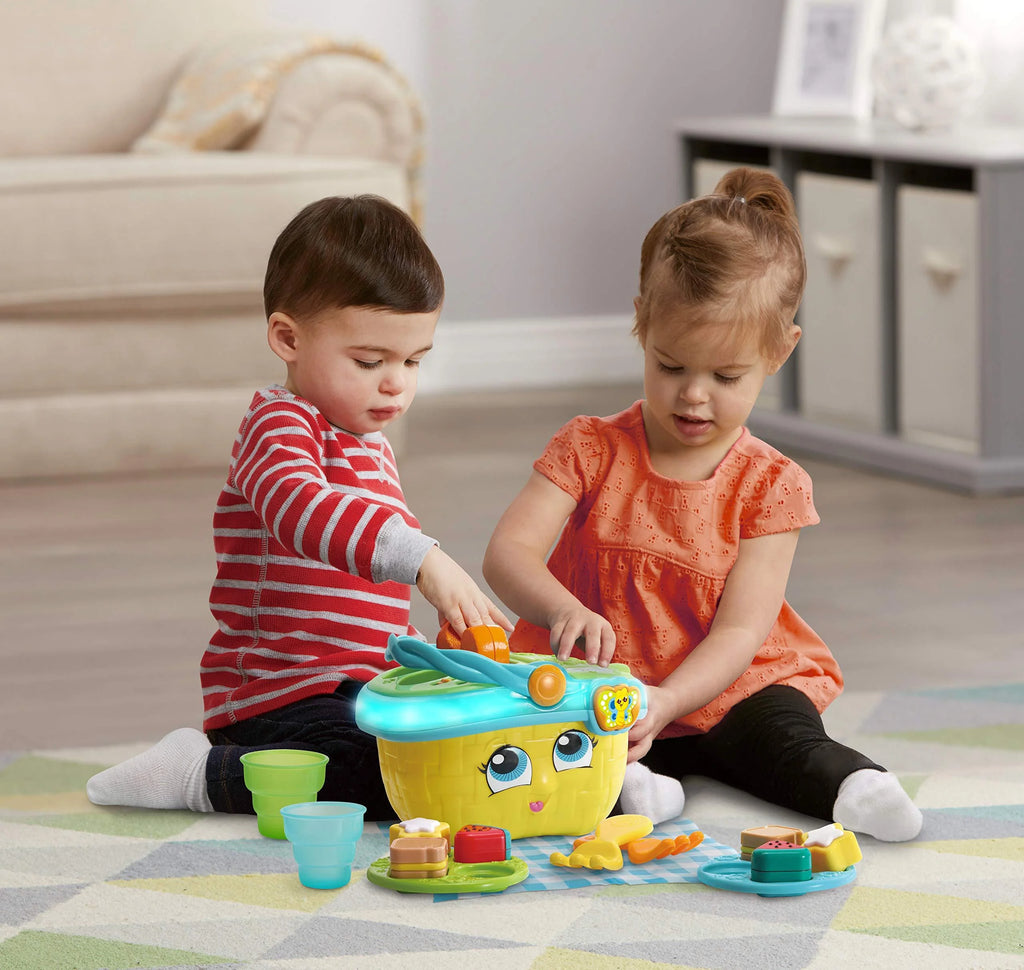 Yellow Shapes and Sharing Picnic Basket L375