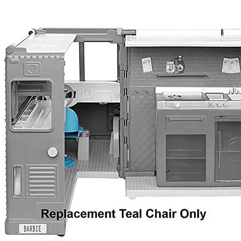 Teal Chair Replacement Part for Barbie Doll Playset H376098