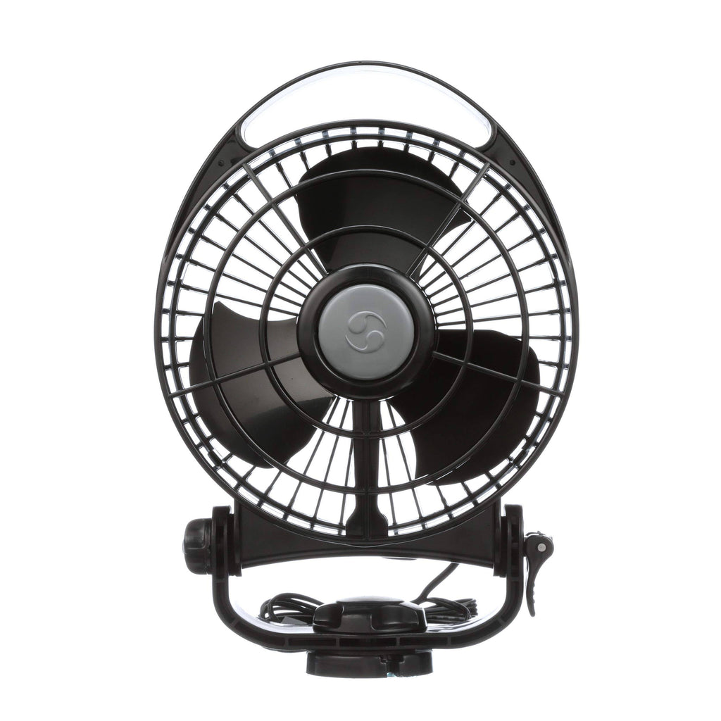 Black 12V 3-Speed Marine Fan Q1145