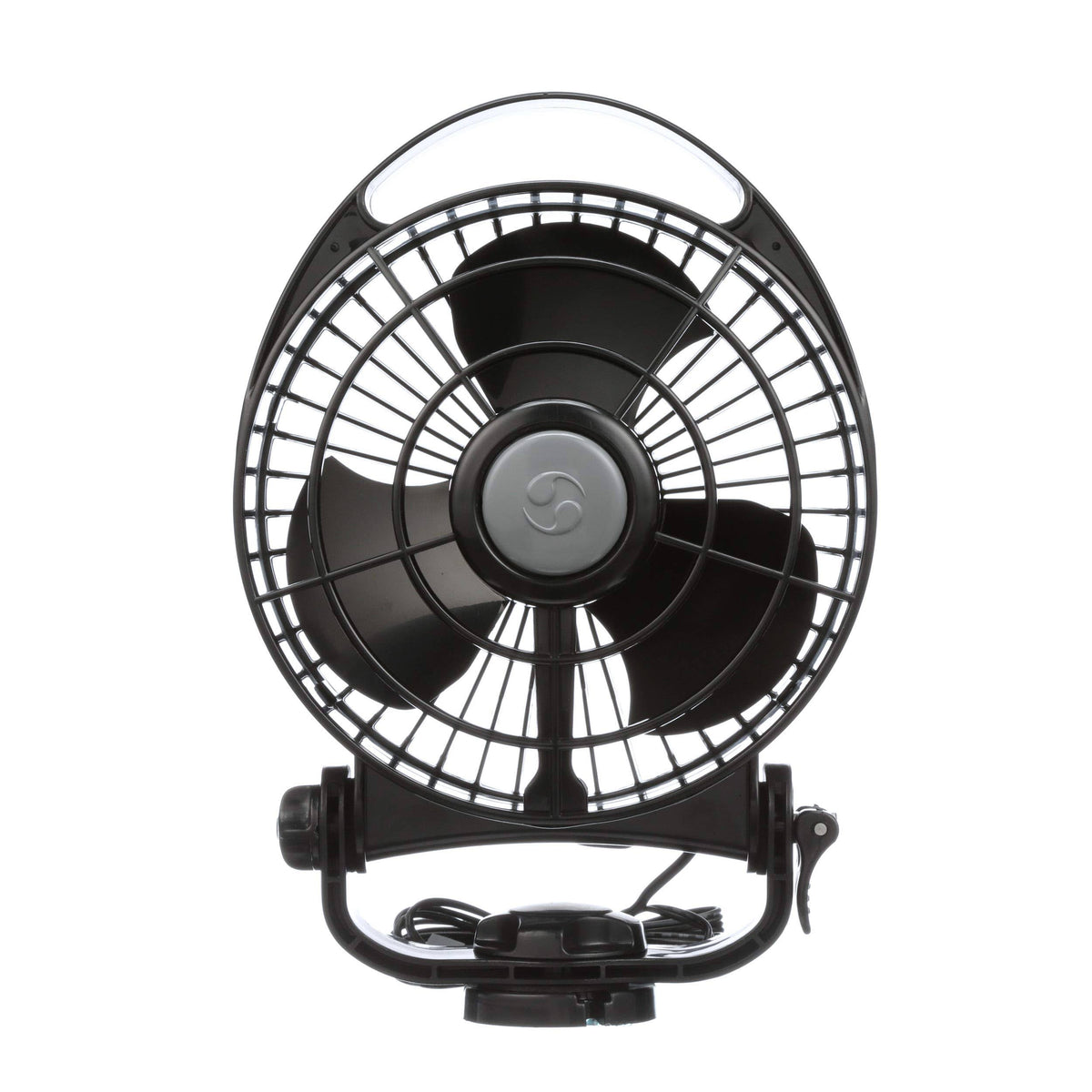 Black 12V 3-Speed Marine Fan Q1145