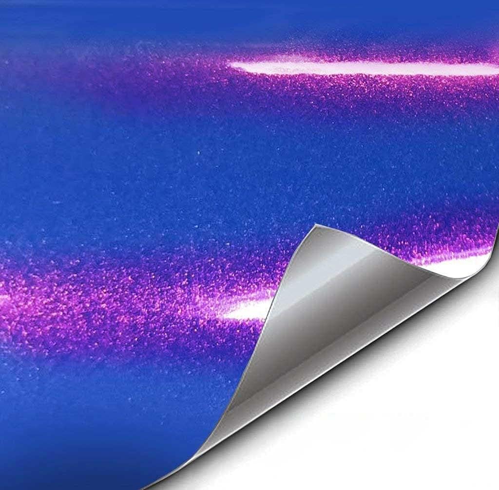 Gloss Blue Vinyl Wrap Film (3ft x 5ft) Pack of 2 Y481