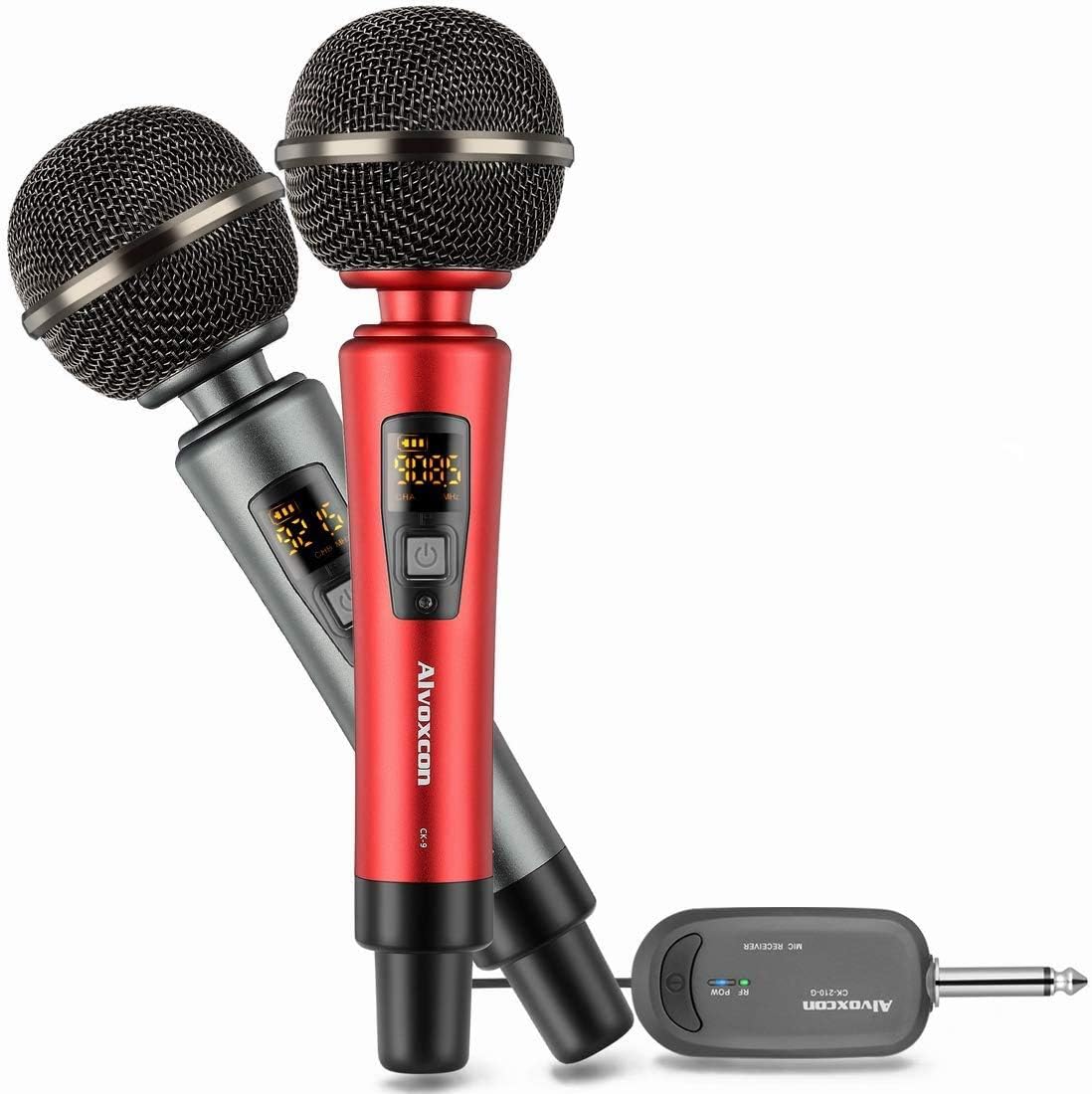 Rechargeable UHF Dynamic Wireless Microphone System, Pack of 2 B6219