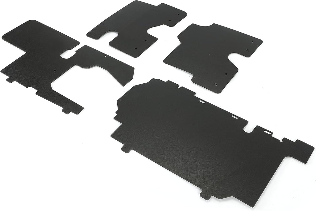 Black Radiator and Battery Protection Panels Pack of 2 P1870