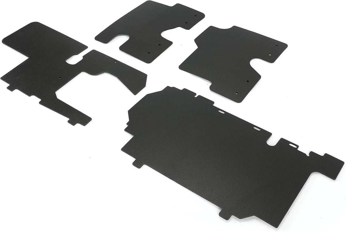 Black Radiator and Battery Protection Panels Pack of 2 P1870