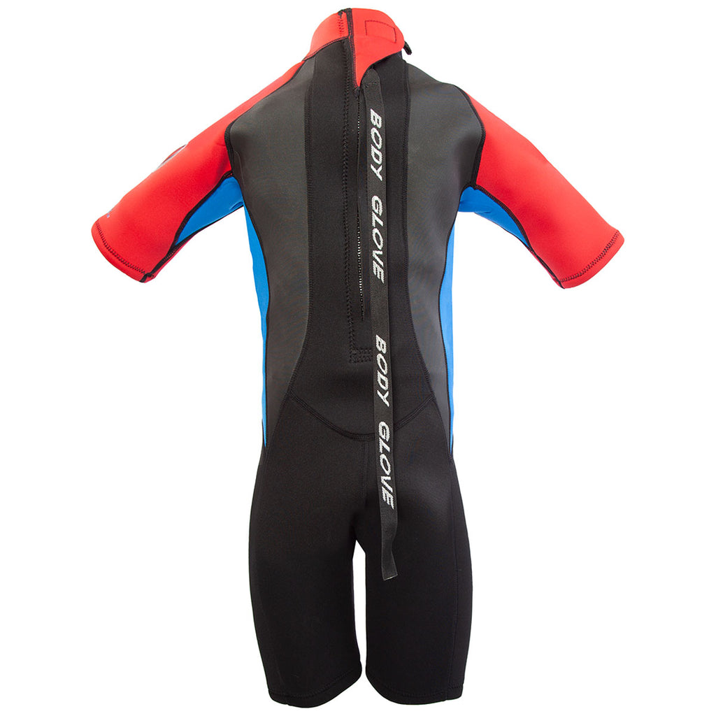Youth Back Zip Short Sleeve Spring Suit Q853228