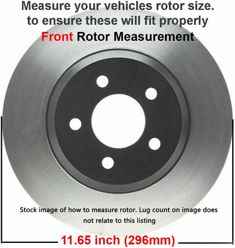 10pc Front and Rear Disc Rotor and Brake Pad Set O30009