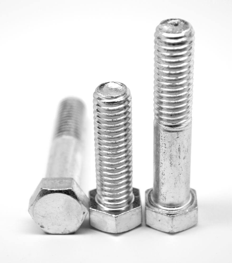 M16 x 2.00 x 120 mm Coarse Thread Class 10.9 Hex Cap Screw Alloy Steel Zinc Plated Pk 80 B63908