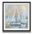 24 inch H x 24 inch W x 2 inch D Gray Painting O929