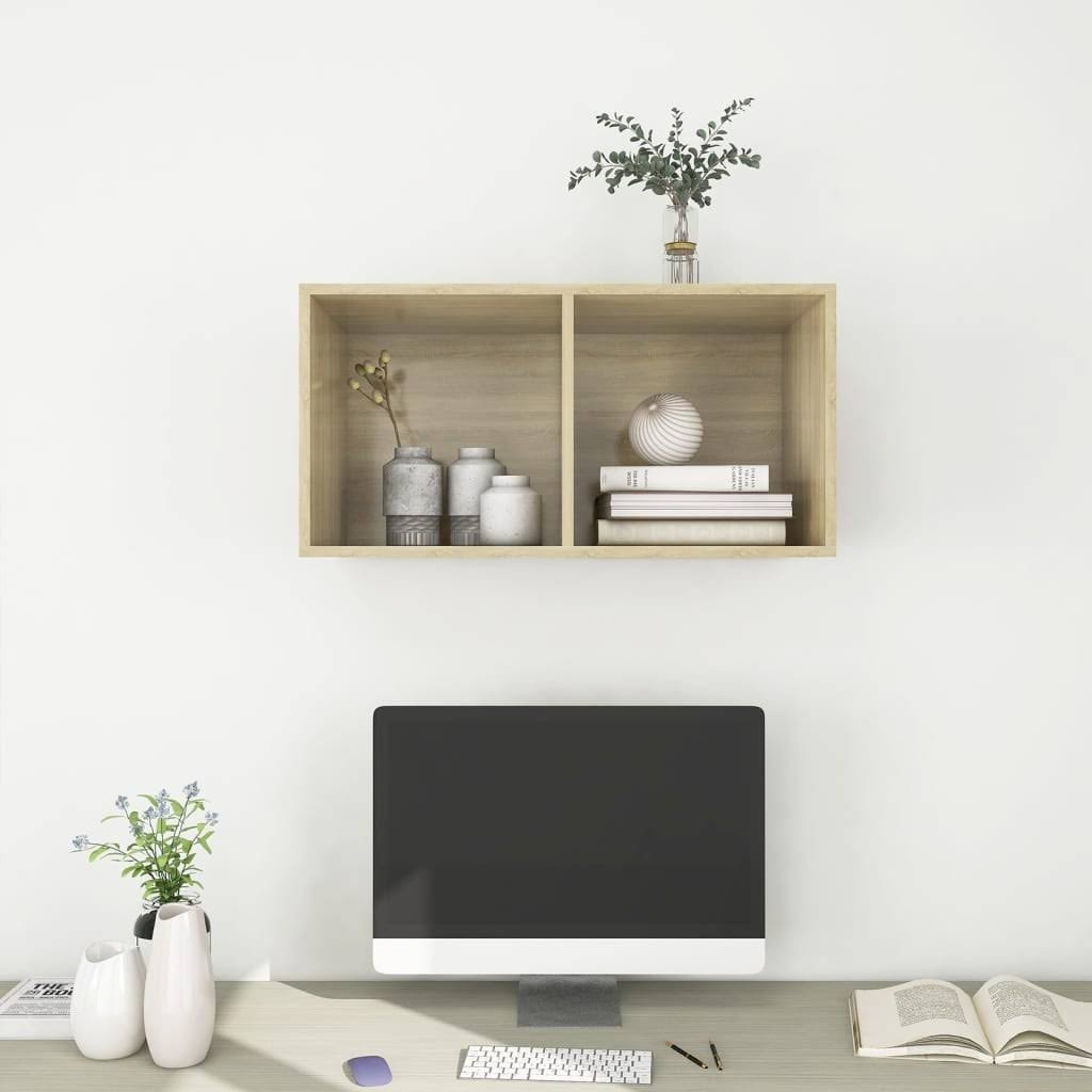 Sonoma Oak Wall-Mounted TV Cabinet Chipboard O6778
