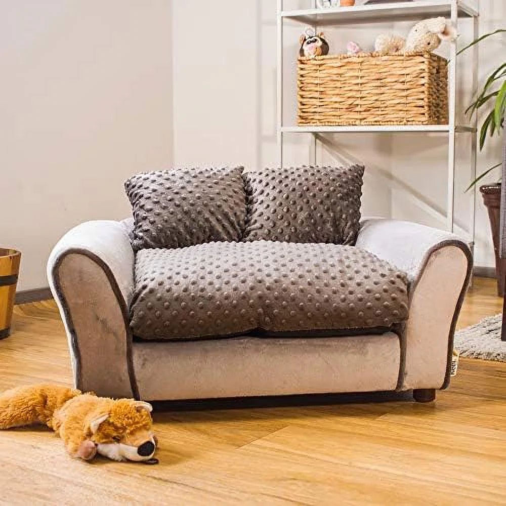 Charcoal Medium Pet Sofa Bed Q15513