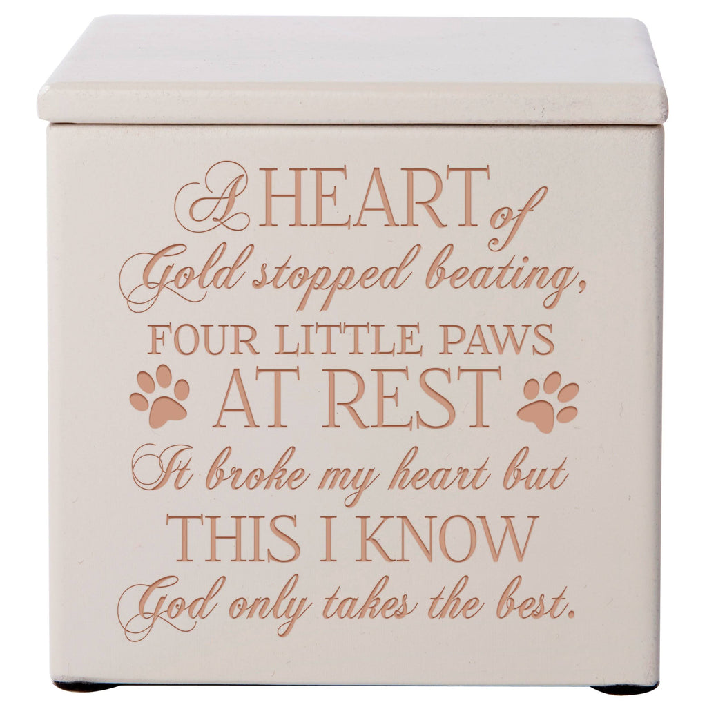 Ivory Pet Memorial Keepsake Urn I77724