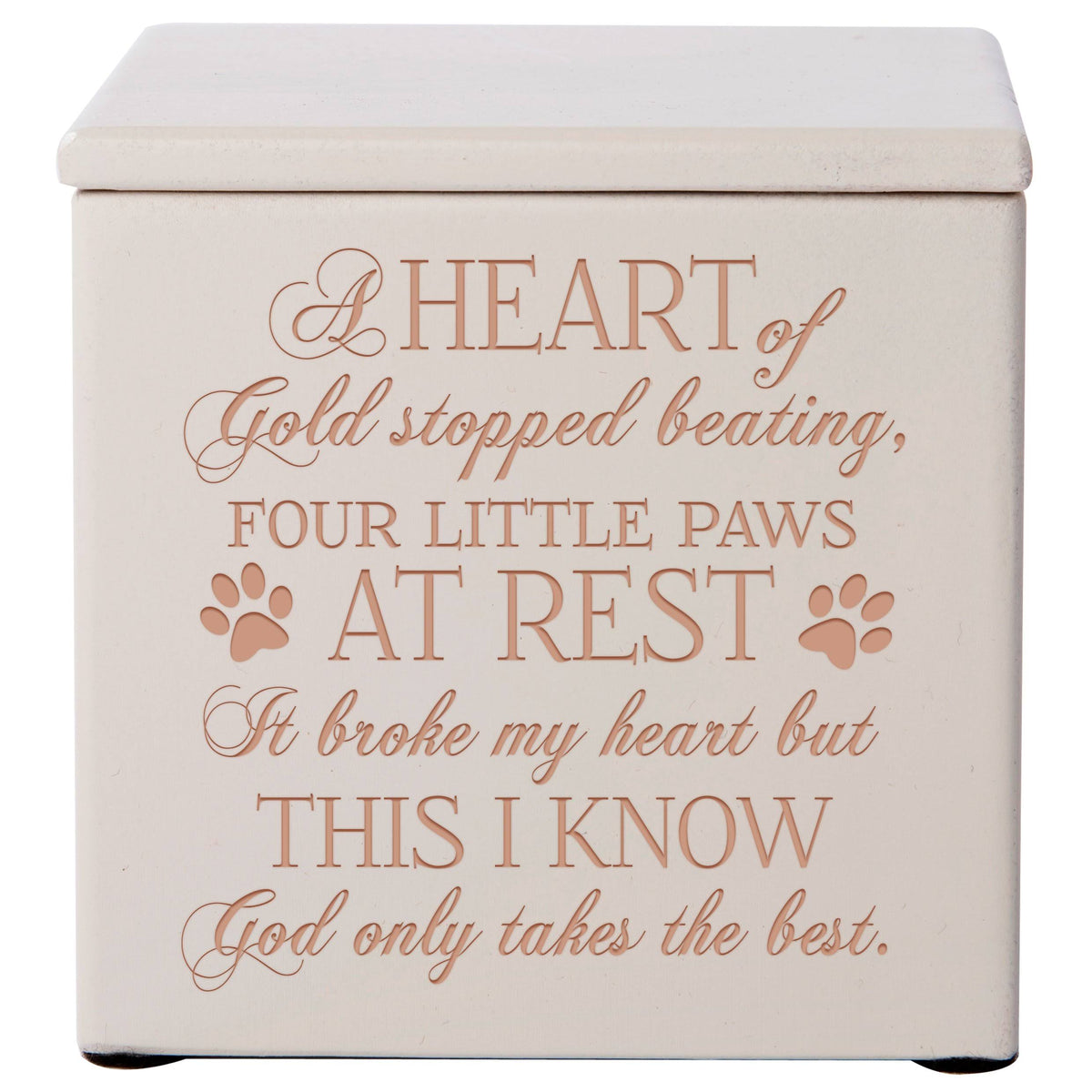Ivory Pet Memorial Keepsake Urn I77724