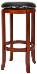 Cherry & Black Swivel Counter Stool J621