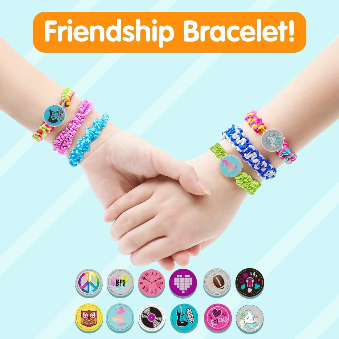 DIY Craft Kit Friendship Bracelet Making Set W12234
