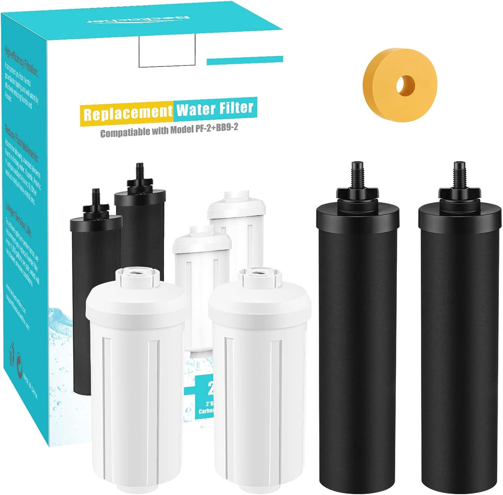 Water Filter Replacement Parts Compatible with Black BB9-2 Filters & PF-2 Fluoride Filters, Pack of 2 P5997