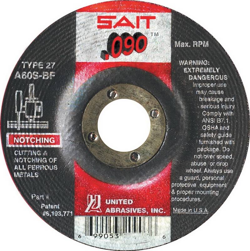 25 Pack 5x.090x7/8 Cutting Wheel U797698