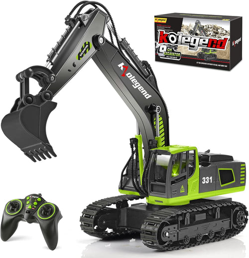 1/18 Scale RC Hydraulic Excavator Construction Vehicle with Lights T17016