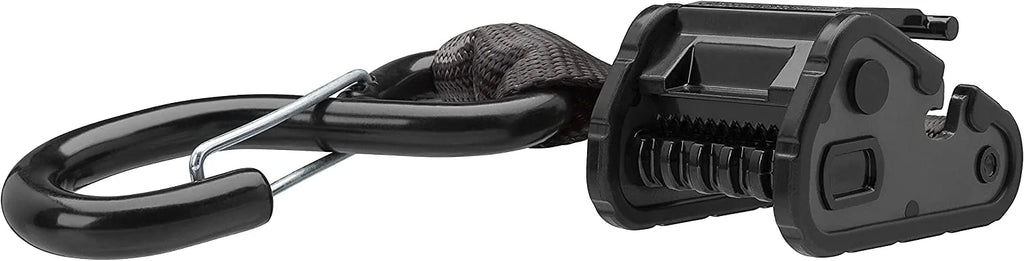 Cambuckle Tie Down, 1.5in x 8ft, 2100lb, Gray, 2 Pack N6943