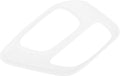 White Gear Shift Panel Cover Trim for Dodge Challenger I2379