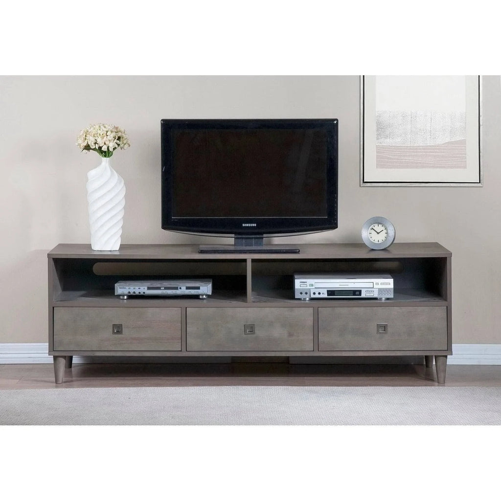 Gray Rubberwood Entertainment Center Y47745