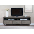 Gray Rubberwood Entertainment Center Y47745