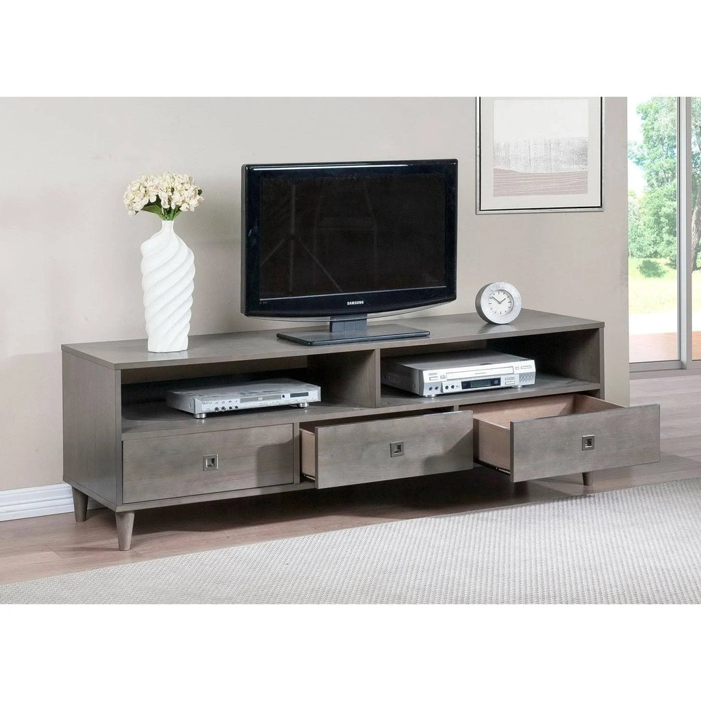Gray Rubberwood Entertainment Center Y47745