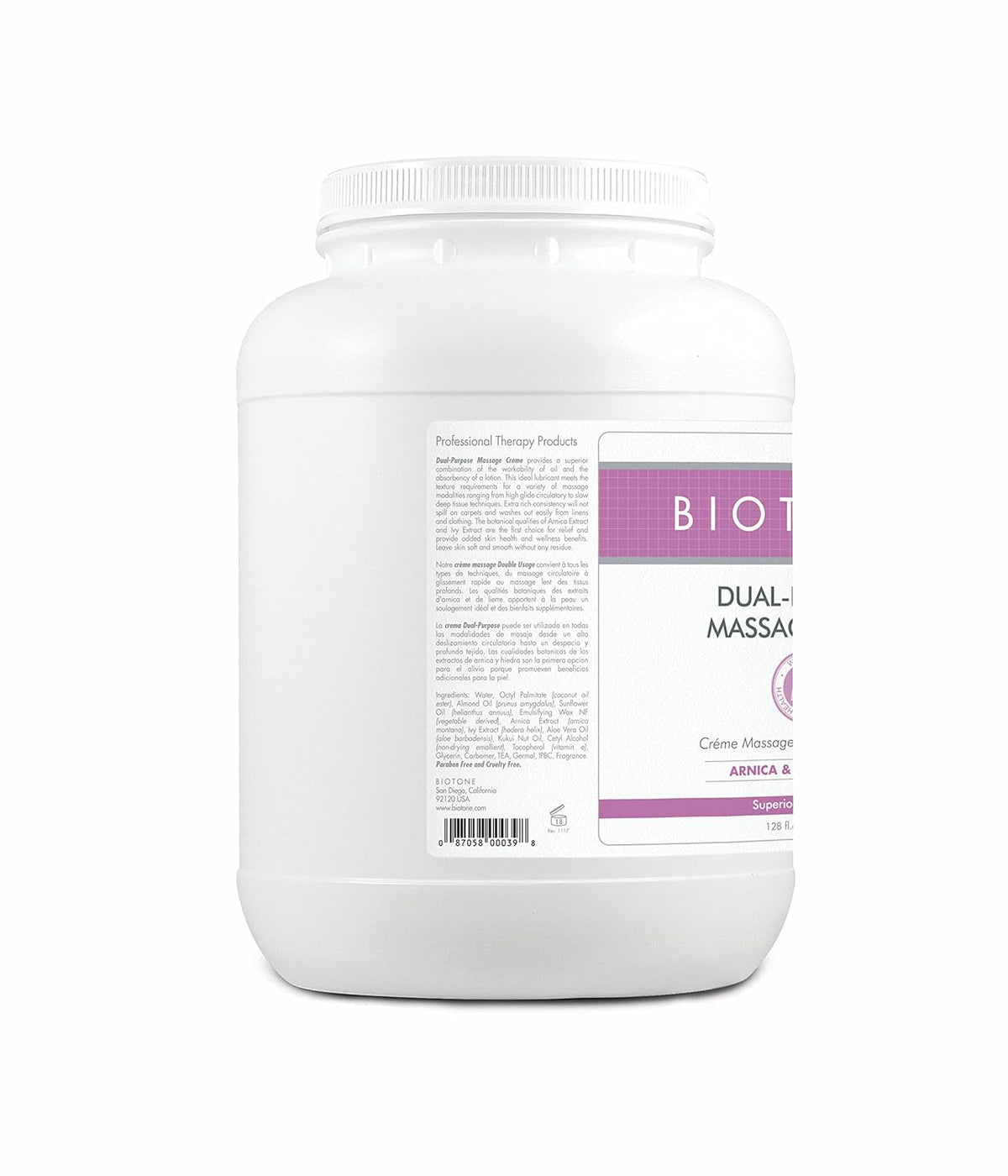 Dual-Purpose Massage Crème with Arnica and Ivy Extracts, Pack of 2 L80655