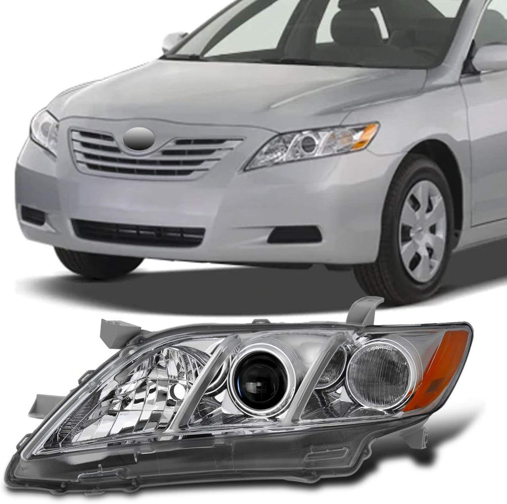 Projector Chrome Headlight Passenger Right Pack of 2 M359282