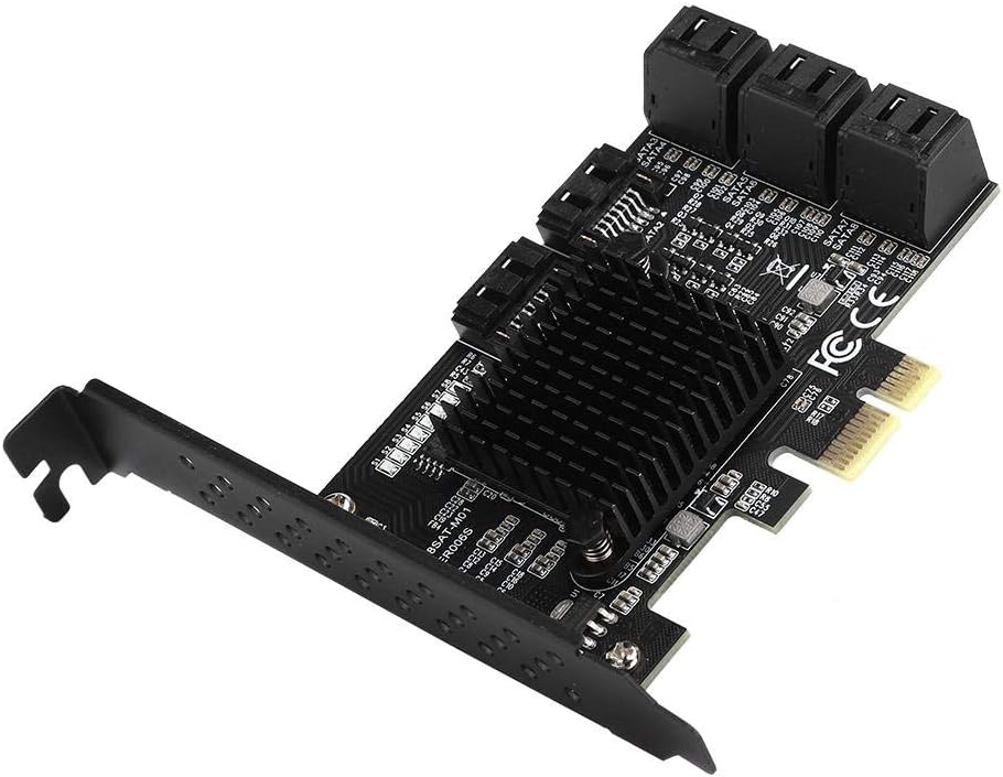 SATA 3.0 PCI-E 8 Port Controller Expansion Card with Low Profile Bracket A382