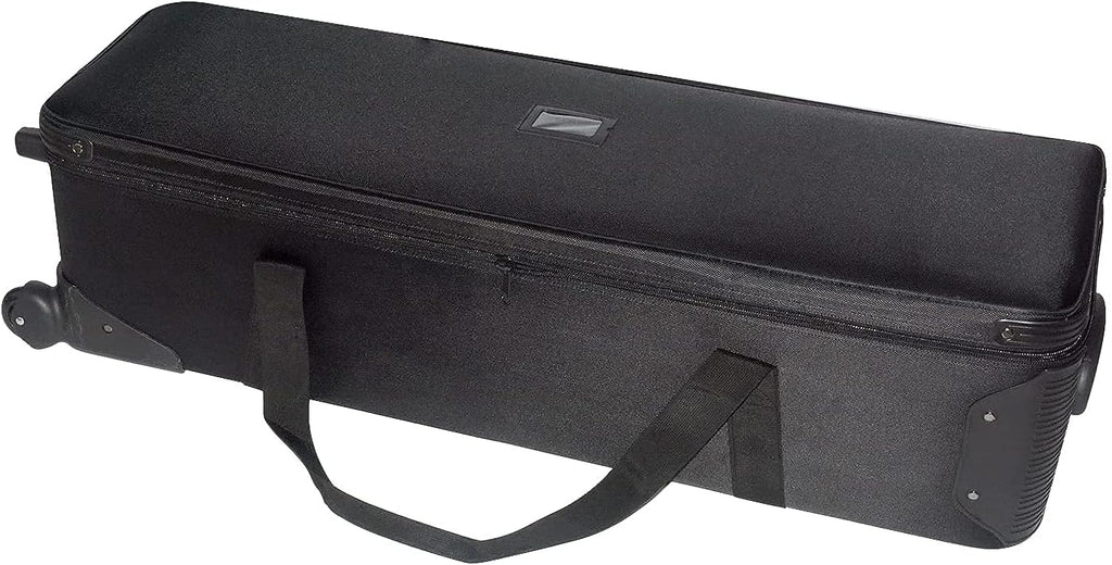Camera Trolley Case with Straps Padded Compartment and Wheels 44x15x11.8 inches Q941