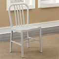 Metal Slatted Dining Side Chair (Set of 2) F93081