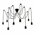 8 Arms Classic Adjustable Ceiling Spider Lamp Light E27 Chandelier G1924