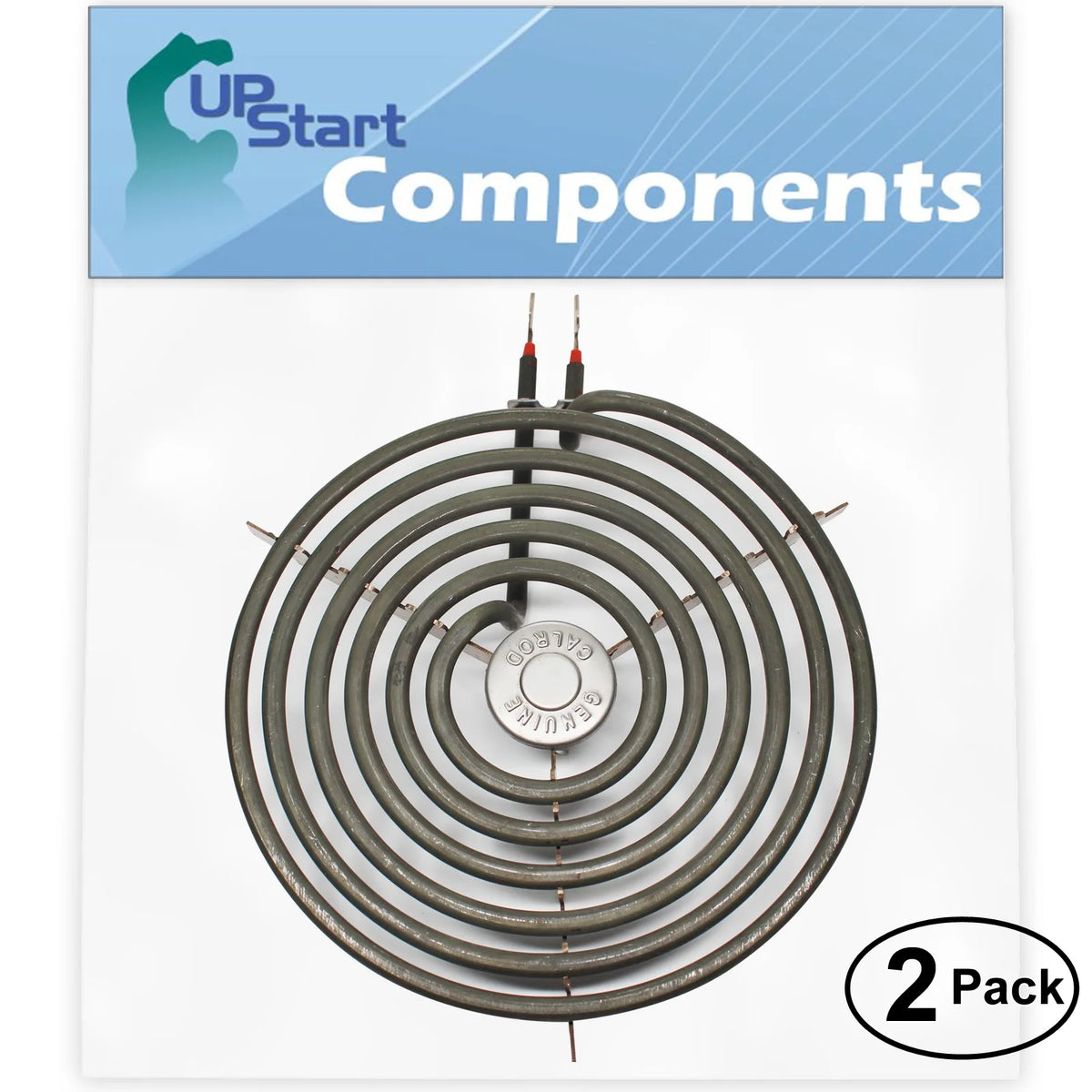 2-Pack 8 inch 6 Turns Surface Burner Element for Range Stove Cooktop D545