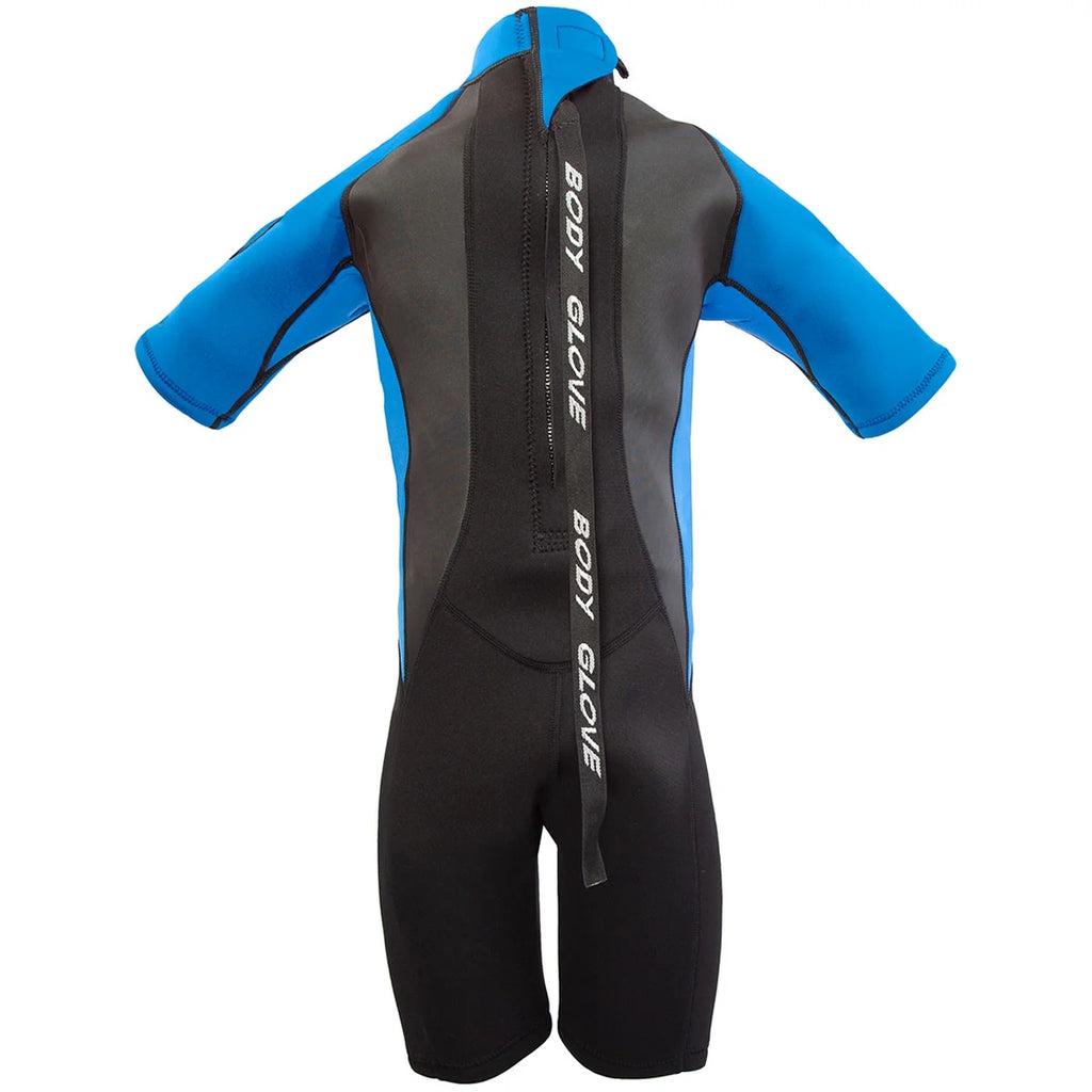 Youth Back Zip Short Sleeve Spring Suit Q853228