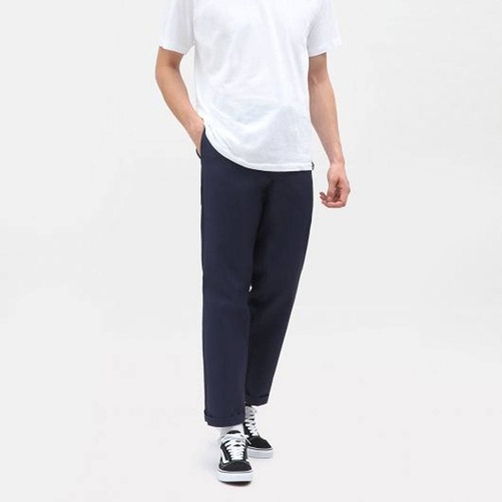 Navy Blue Slim Straight Work Pant F9452