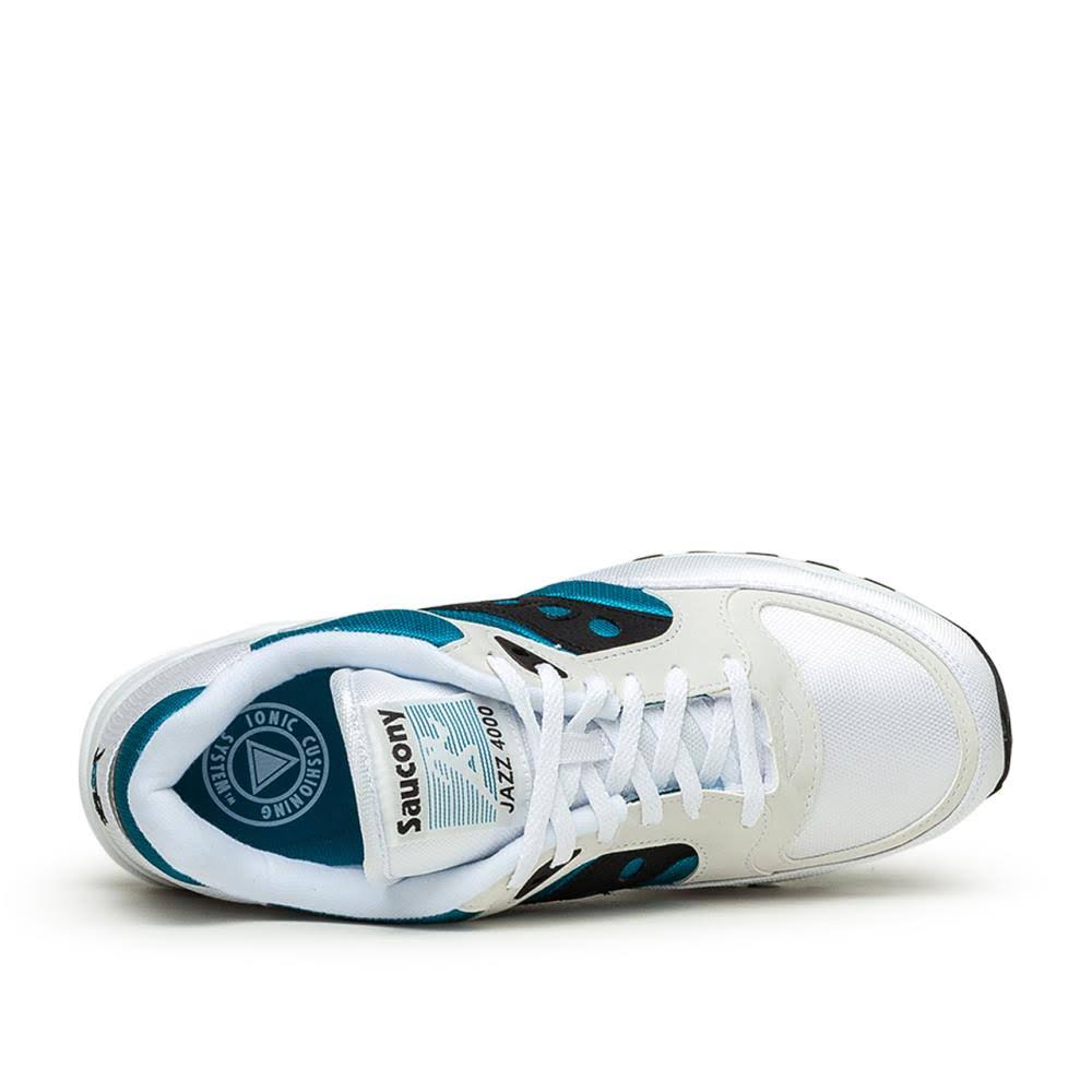 White/Teal Saucony Jazz 4000 H81168