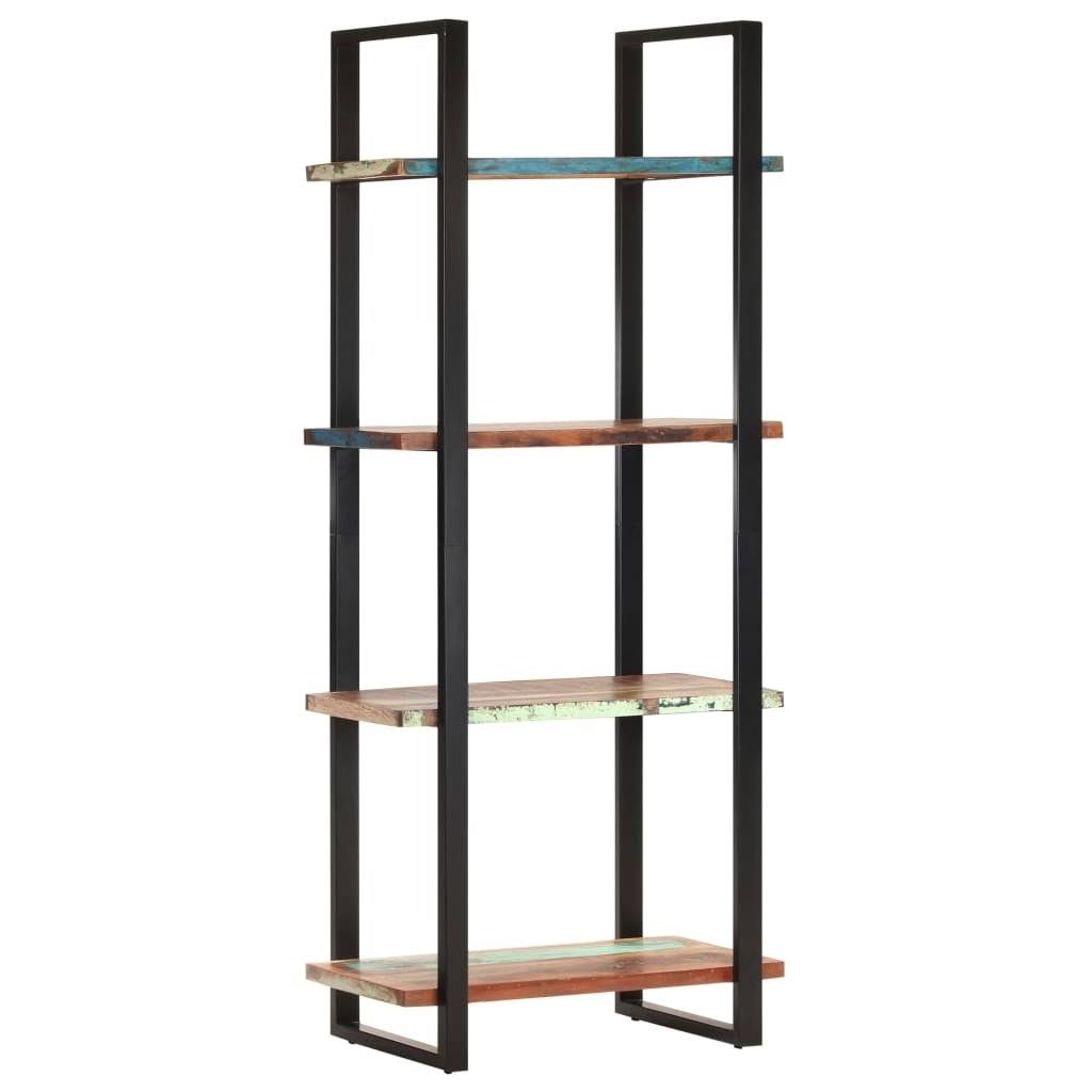 4-Tier Solid Reclaimed Wood Bookcase D602119