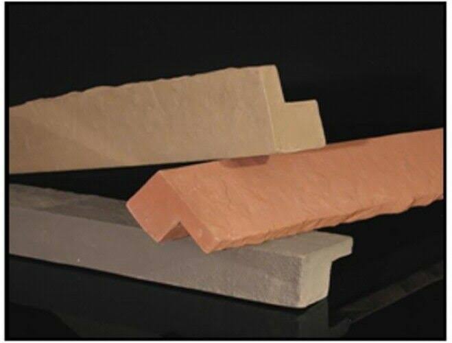Buff Beige Polyurethane Faux Stone Trim B943146