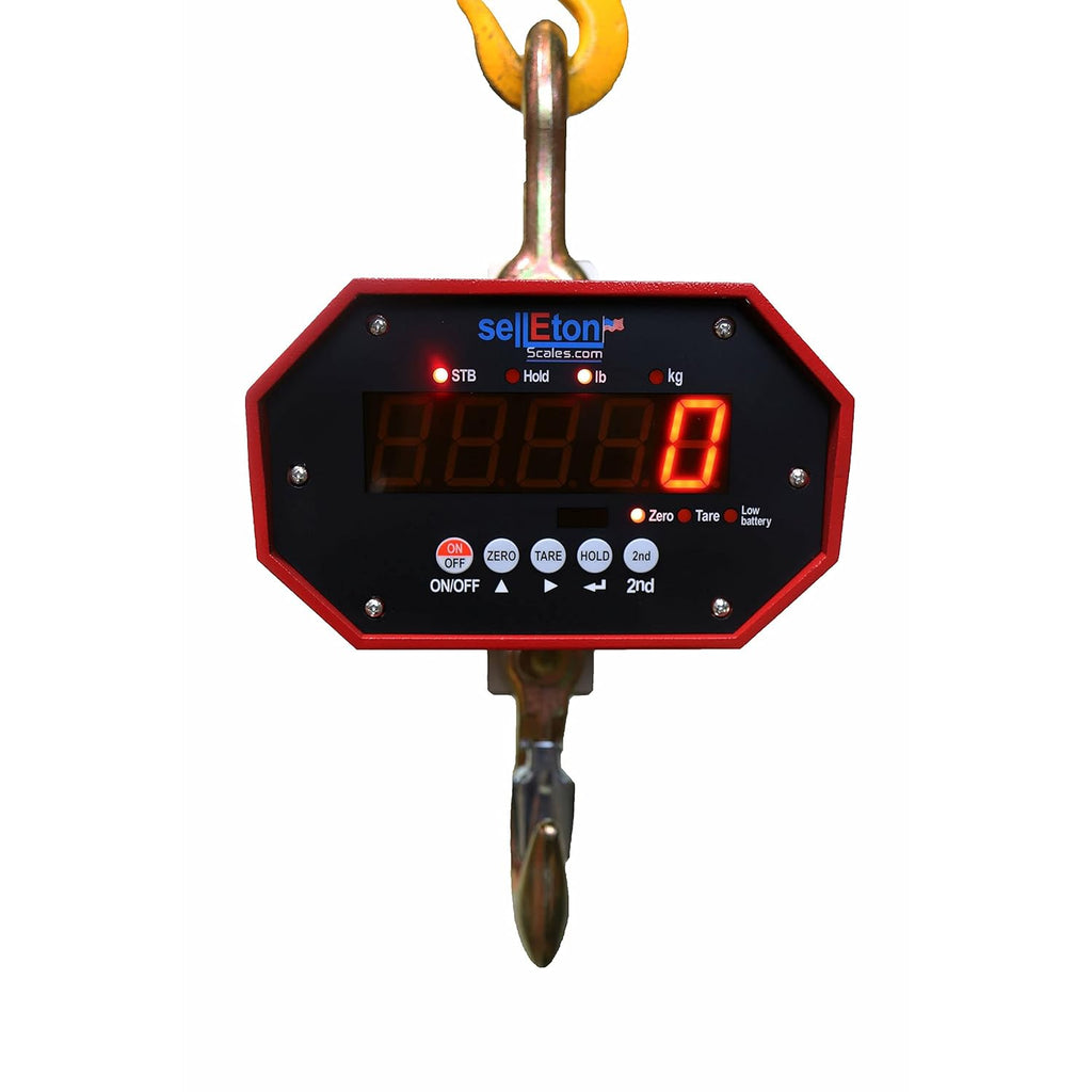 Heavy Duty Industrial Crane Scale, 6000 lbs x 1 lb B47853