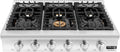 6 Burner Gas Rangetop with Griddle Cast Iron Grates O4932